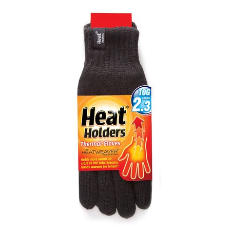 Heat Holders Heat Holders Mens Gloves - Black M/L MHHG91BLK2